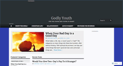 Desktop Screenshot of godlyyouth.com